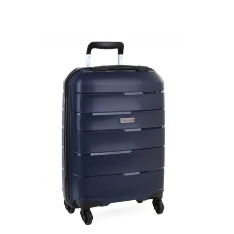 Cellini Spinn 65cm luggage trolley case navy