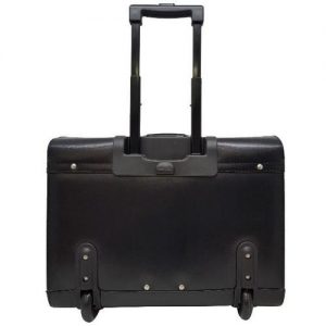 Gino De Vinci Genuine Leather Pilot Laptop Trolley Bag | LP8101  | FREE delivery