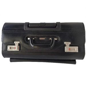 Gino De Vinci Genuine Leather Pilot Laptop Trolley Bag | LP8101  | FREE delivery