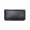 Monroe black genuine leather ladies clutch purse P109