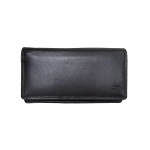 Monroe Genuine leather ladies clutch purse | Black, Brown and Red | P109