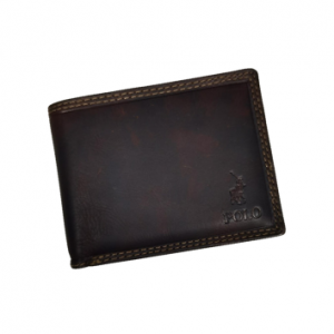 Polo Genuine leather wallet PO 436432 (Brown)