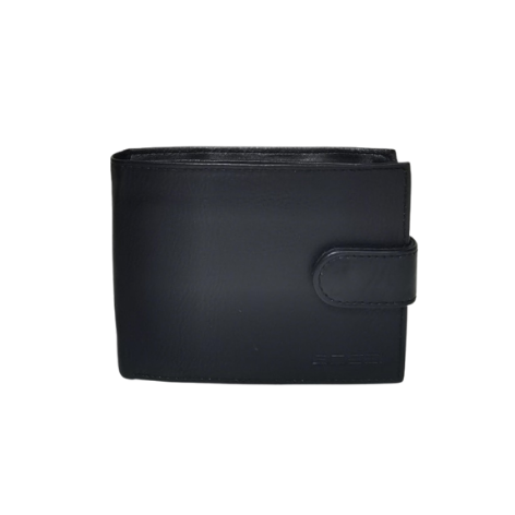 Bossi genuine leather mens wallet (black)