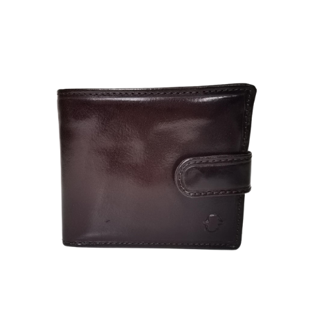 brown genuine leather wallet for men