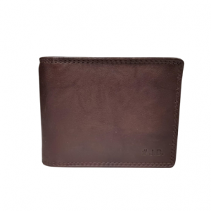 Johnny Black Genuine Leather wallet with money clip | Brown | WC 1