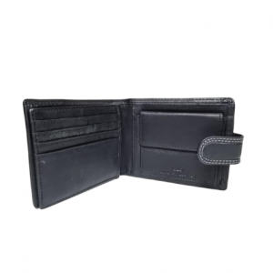 Polo Tuscany mens genuine leather wallet | Black | PO 436075