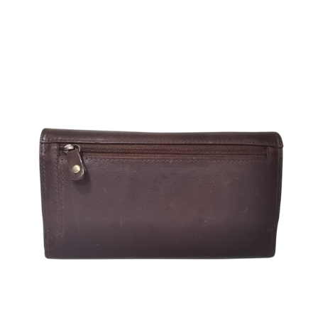 brown ladies clutch purse