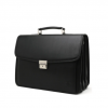 Black laptop briefcase bag