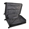 Cellini Spinn 75cm luggage trolley case black (inside)