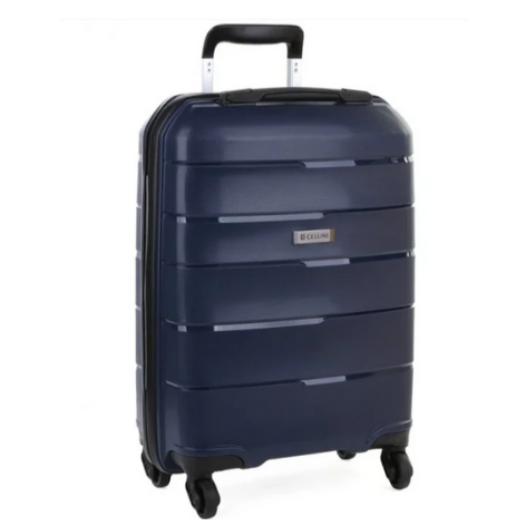 Cellini Spinn 75cm luggage trolley case navy