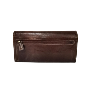 Polo genuine leather ladies clutch purse | Brown | PO443302
