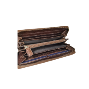 Polo genuine leather ladies clutch purse | Brown | PO443452