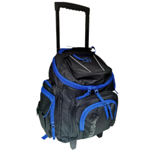Sportec Large Division Trolley Backpack | Black with Blue Trim or Black with Purple Trim | 797-70SB