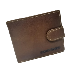 Johnny Black Veg Pull up genuine leather wallet | Brown | W-67F
