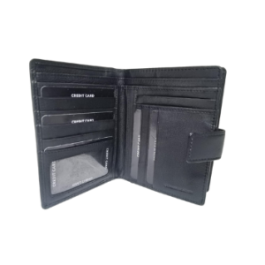 Bossi Bifold genuine leather ladies wallet | Black or Red | TLMO