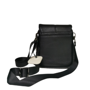 Lefel genuine leather unisex handbag | Black | 5326-6