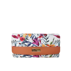 Pierre Cardin Aasha floral bifold purse | Lilac or Orange  or Pink | PCL0512