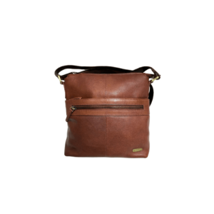 Monroe Lisbon Leather Hand Bag – Tan – FL-36