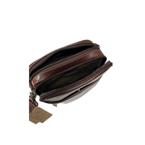 Lefel Genuine Leather Sling Bag | Martina 2058 | Reddish Brown