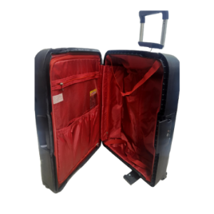 Voss 55cm trolley bag with clip lock | TSA Lock | Black or Blue | V01-1015B-20