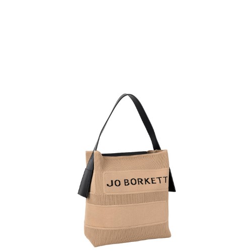 Jo Borkett Ripple Shopper Beach Bag Beige