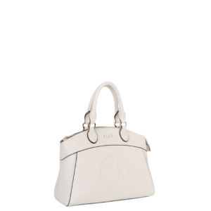 elle embossed dome handbag
