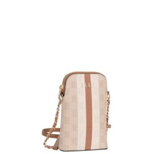 elle embossed phone sling
